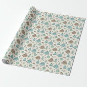 Knus Winter Trui & Warme Chocolade Cadeaupapier (Uitgerold)