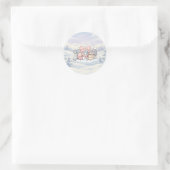 Knus Winter Vrienden Sticker (Tas)