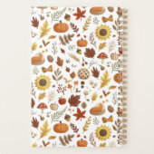 Knus Witte Herfst Oogst Thanksgiving Planner (Achterkant)