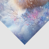 Knusje winter ijsberen met warme choco decoupage tissuepapier (Detail)