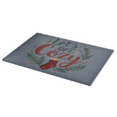 Knuskerige Kerst Pine Berry Letters Snijplank (Hoek)