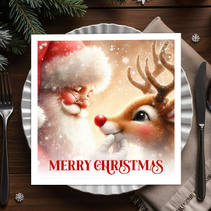 Knuskerige Kerstmutsen Lieve Kerstman Rudolph Servet