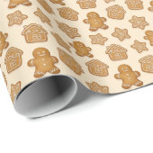 Knuspelecte Peperkoekmannenkoekjes Cadeaupapier (Rol Hoek)