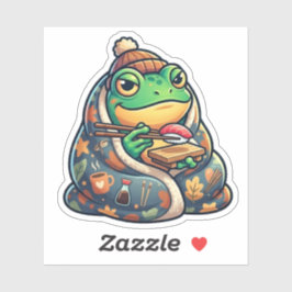 Knusper Sushi Kikker Sticker