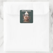 Knusperige Cacao & Schnauzer Stickers – Winterfees (Tas)