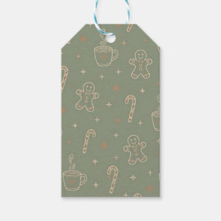 Knusperige Cacaokerststol Kerstcadeaukaartjes Cadeaulabel
