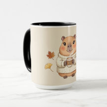 Knusperige Herfst Capybara Kawaii Pompoen Speciaal