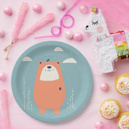 Knusse Beren papieren Borden Papieren Bordje (Feest)