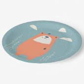 Knusse Beren papieren Borden Papieren Bordje (Gekanteld)