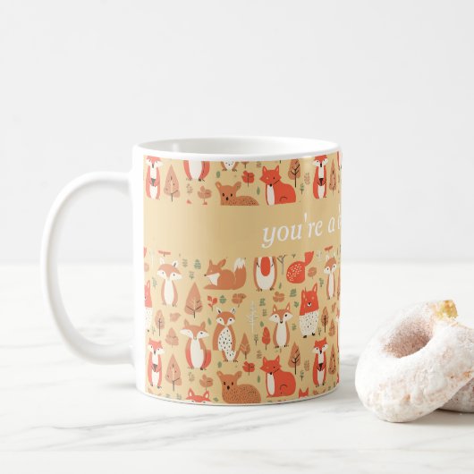 Knusse bosvrienden 2 koffiemok (Met donut)