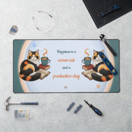 Knusse Calico Kat Productieve Dag Bureaumat