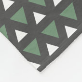 Knusse Fleece Deken Modern Geometrisch Patroon (Hoek)