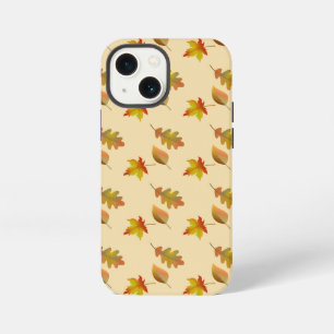 Knusse herfst esdoornbladeren eikenbladeren iPhone 13 mini hoesje
