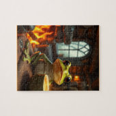 knusse kikker legpuzzel (Horizontaal)