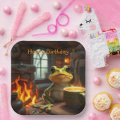 knusse kikker papieren bordje (Feest)