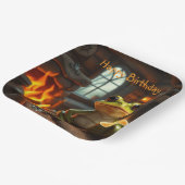 knusse kikker papieren bordje (Gebogen)