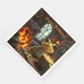 knusse kikker servet (Hoek)