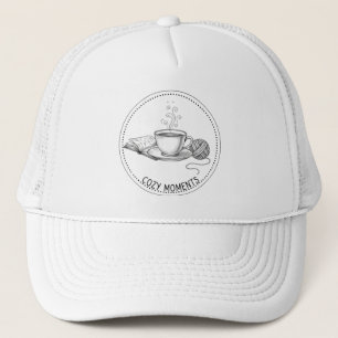 Knusse Momenten Koffieboek & Breien Minimaal KUNST Trucker Pet
