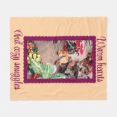 Knusse tuin katten deken (Voorkant (Horizontaal))