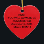 KNUT KERAMISCH ORNAMENT<br><div class="desc">rust in vrede</div>