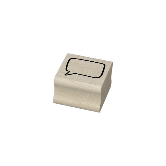 Knutsel spraakballon rubberstempel (Stempel)