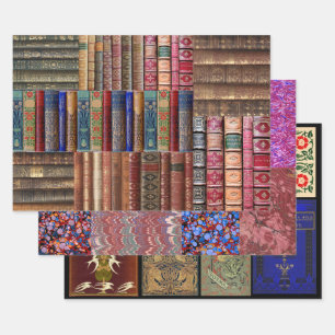 Knutselaars plakboek Oude Boeken Inpakpapier Vel