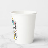 "Knutselen is mijn therapie Papieren Bekers (Links)