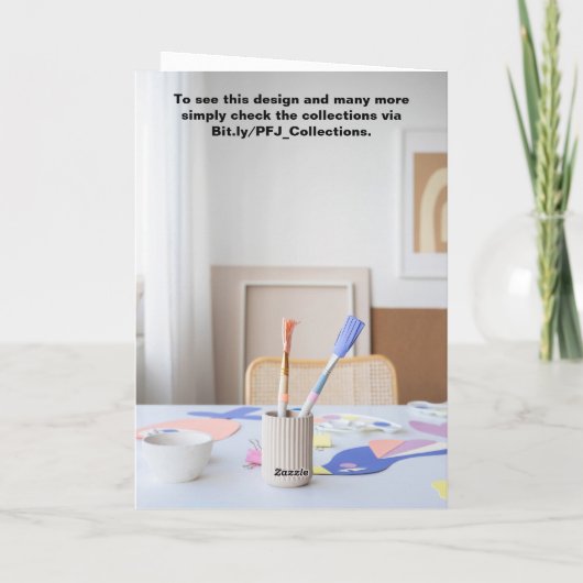 Knutselkaart Bedankkaart (Achterkant)