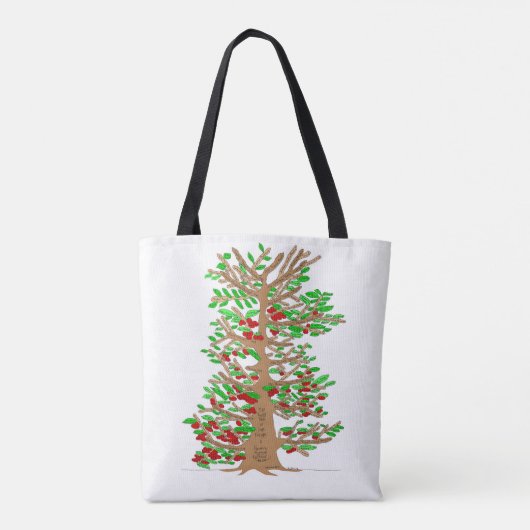 Knutson Family Tree Canvas tas (Achterkant)