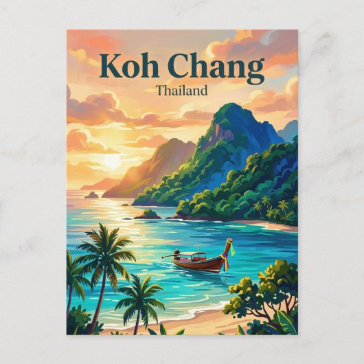 Ko Chang Thailand Briefkaart (Voorkant)