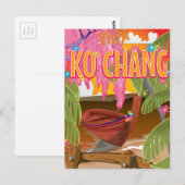 Ko Chang Thailand reisposter Briefkaart (Voorkant / Achterkant)
