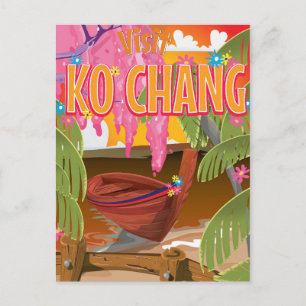 Ko Chang Thailand reisposter Briefkaart