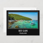 Ko Lan Thailand Briefkaart (Voorkant / Achterkant)