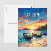 Ko Lipe Thailand Briefkaart (Voorkant / Achterkant)