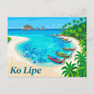 Ko Lipe Thailand Briefkaart