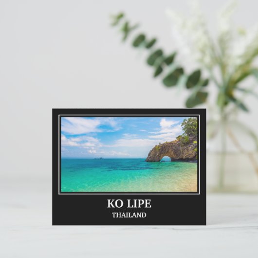 Ko Lipe Thailand Briefkaart (Staand voorkant)