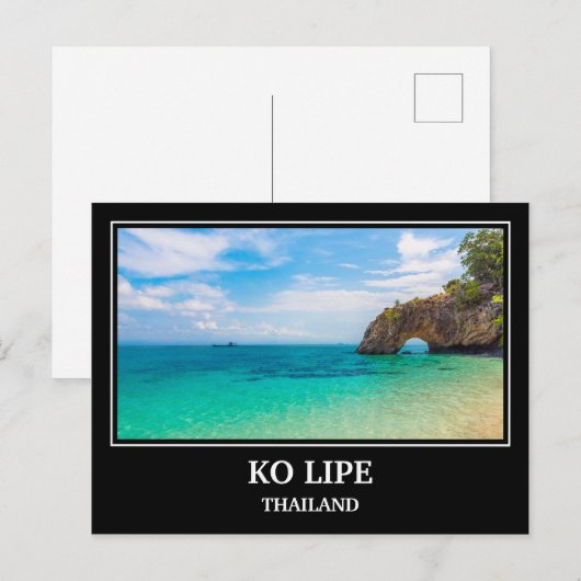 Ko Lipe Thailand Briefkaart (Voorkant / Achterkant)
