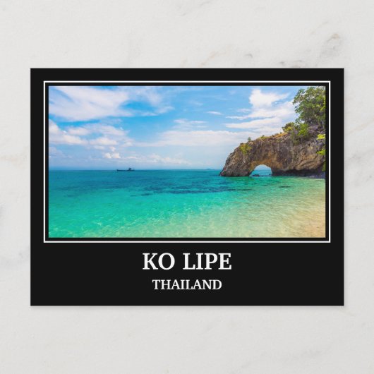 Ko Lipe Thailand Briefkaart (Voorkant)