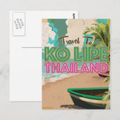 Ko Lipe Thailand  vakantie Poster Briefkaart (Voorkant / Achterkant)