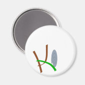 KO-magneet Magneet (Voorkant / Achterkant)