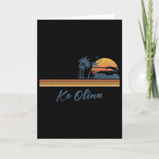 Ko Olina Beach Hawaii Family Matching Vacation Sum Kaart