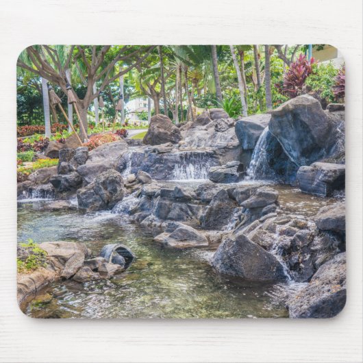 Ko Olina O'Ahu Hawaii Waterfall Muismat (Voorkant)