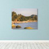 Ko Phangan, Thailand. Buiten het hectische eiland Canvas Afdruk (Insitu (Houten vloer))