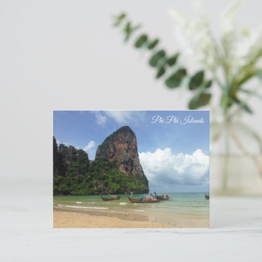 Ko Phi Phi-eilanden Thailand Krabi James Bond Briefkaart (Staand voorkant)