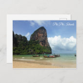 Ko Phi Phi-eilanden Thailand Krabi James Bond Briefkaart (Voorkant / Achterkant)