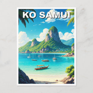 Ko Samui Thailand Briefkaart