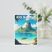 Ko Samui Thailand Briefkaart (Staand voorkant)