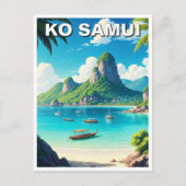 Ko Samui Thailand Briefkaart (Voorkant)
