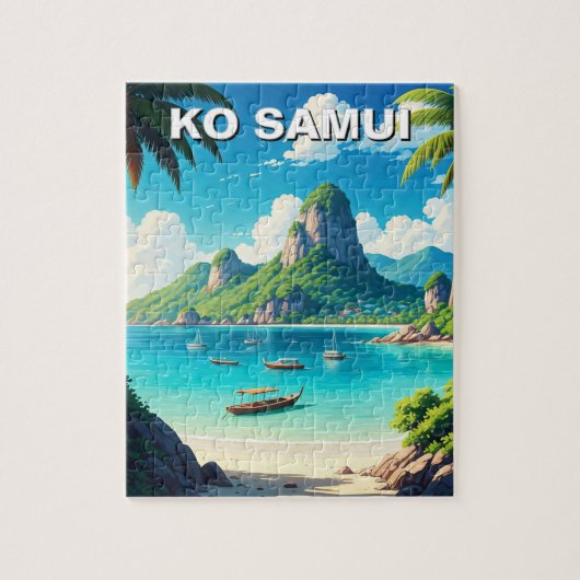 Ko Samui Thailand Legpuzzel (Verticaal)