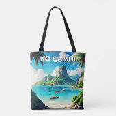 Ko Samui Thailand Tote Bag (Achterkant)
